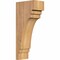 Ekena Millwork Pescadero Smooth Corbel, Western Red Cedar, 3 1/2"W x 6"D x 14"H COR04X06X14PEC00SWR - alternate 1